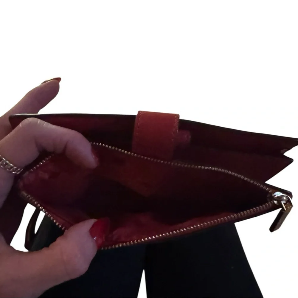 Kate Spade Staci Heart Pop Red & White printed phone wallet wristlet